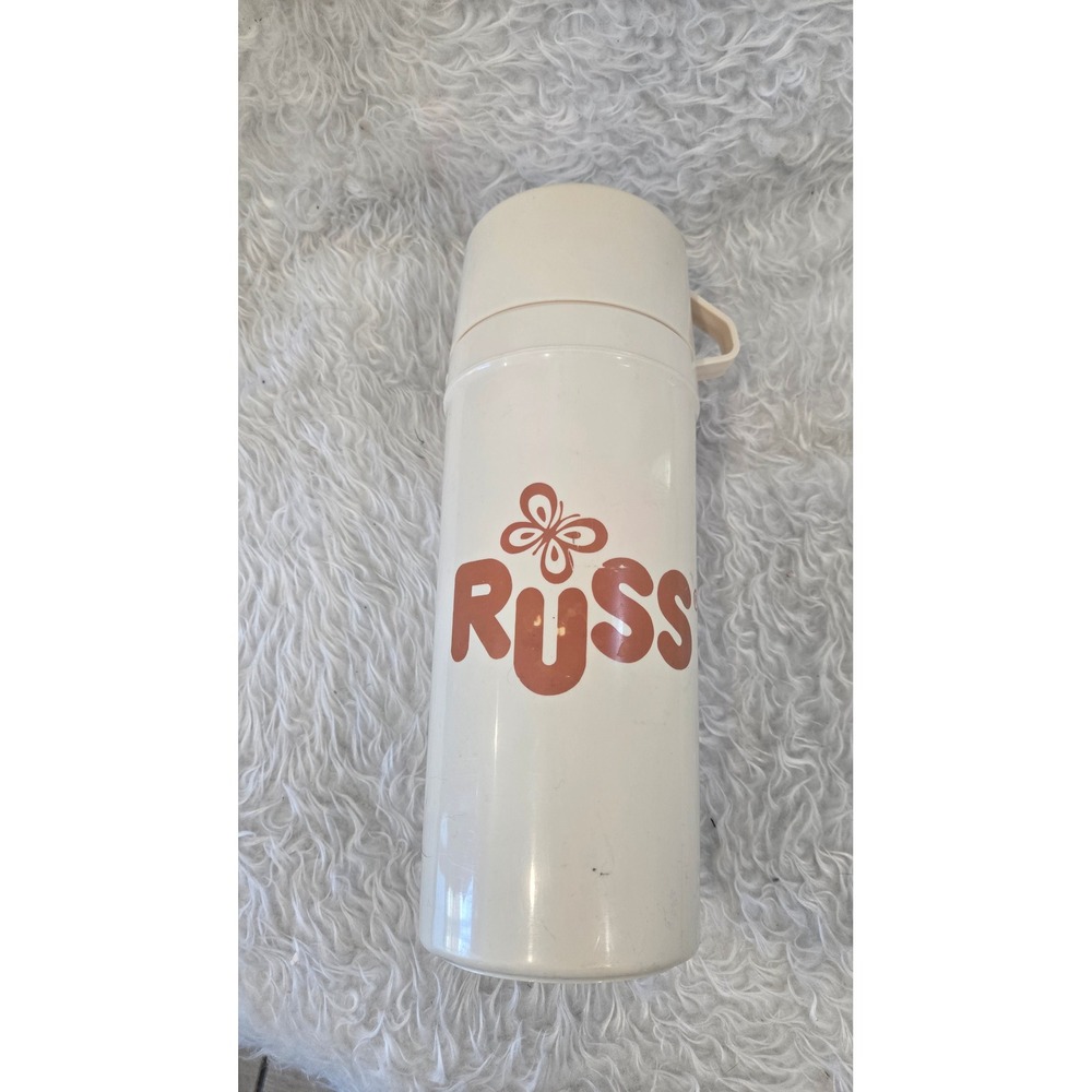 Vintage Aladdin Russ Butterfly Foam Insulated Thermos Bottle 1 Liter